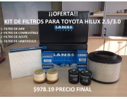 Kit Filtros Lanss p/ Toyota Hilux . Camioneta